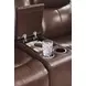 Momentum Moves Mahogany Leather Power Reclining Living Room Set