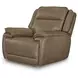 Malcesine Sahara Leather Zero Gravity Power Recliner with USB Charging
