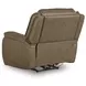 Malcesine Sahara Leather Zero Gravity Power Recliner with USB Charging