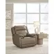 Malcesine Sahara Leather Zero Gravity Power Recliner with USB Charging