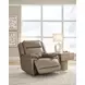 Malcesine Sahara Leather Zero Gravity Power Recliner with USB Charging