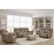Malcesine Sahara Leather 89" Zero Gravity Power Reclining Sofa with USB Charging