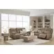 Malcesine Sahara Leather 89" Zero Gravity Power Reclining Sofa with USB Charging