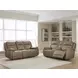 Malcesine Sahara Leather 89" Zero Gravity Power Reclining Sofa with USB Charging
