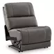 5Z Pendley Anchor Leather 7 Piece Modular Power Reclining Sectional with USB Charging and Heat Massage