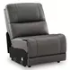 5Z Pendley Anchor Leather 6 Piece Modular Power Reclining Sectional with USB Charging and Heat Massage