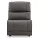 5Z Pendley Anchor Leather 6 Piece Modular Power Reclining Sectional with USB Charging and Heat Massage