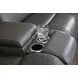 5Z Pendley Anchor Leather 7 Piece Modular Power Reclining Sectional with USB Charging and 2 Armless Chairs