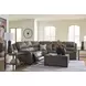 5Z Pendley Anchor Leather 5 Piece Modular Power Reclining Sectional with USB Charging and 2 Armless Chairs