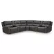 5Z Pendley Anchor Leather 7 Piece Modular Power Reclining Sectional with USB Charging and Heat Massage