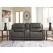 5Z Pendley Anchor Leather 3 Piece Modular Power Reclining Sectional with USB Charging and Console