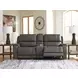 5Z Pendley Anchor Leather 3 Piece Modular Power Reclining Sectional with USB Charging and Console