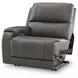 5Z Pendley Anchor Leather 6 Piece Modular Power Reclining Sectional with USB Charging and Console