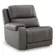 5Z Pendley Anchor Leather 7 Piece Modular Power Reclining Sectional with USB Charging and 2 Armless Chairs