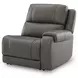 5Z Pendley Anchor Leather 6 Piece Modular Power Reclining Sectional with USB Charging and Console