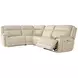Double Deal Almond 4 Piece Reclining Sectional
