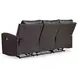 Boxmere Storm Leather 84" Power Reclining Sofa with USB Charging