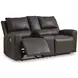 Boxmere Storm Leather Power Reclining Living Room Set