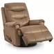Dolinger Butternut Leather Swivel Glider Recliner