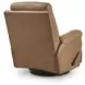 Dolinger Butternut Leather Swivel Glider Recliner