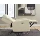 Revival Status Canvas Leather Power Recliner with Power Headrest and USB Charging