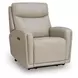 Bosara Bone Leather Auto Glide Power Recliner with Power Headrest and USB Charging