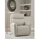 Bosara Bone Leather Auto Glide Power Recliner with Power Headrest and USB Charging