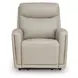 Bosara Bone Leather Auto Glide Power Recliner with Power Headrest and USB Charging