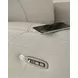 Bosara Bone Leather Auto Glide Power Recliner with Power Headrest and USB Charging