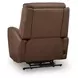 Bosara Umber Leather Auto Glide Power Recliner with Power Headrest and USB Charging