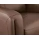 Bosara Umber Leather Auto Glide Power Recliner with Power Headrest and USB Charging