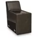 ModZ Chocolate Leather 3 Piece Modular Power Reclining Sectional with Audio Console and USB Charging