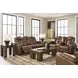 Mestrino Amber Leather 77" Power Reclining Loveseat with Console and USB Charging