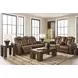 Mestrino Amber Leather 87" Power Reclining Sofa with LED and USB Charging