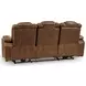 Mestrino Amber Leather 87" Power Reclining Sofa with LED and USB Charging