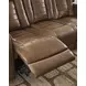 Mestrino Amber Leather Power Recliner with Power Headrest and USB Charging