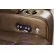 Mestrino Amber Leather 77" Power Reclining Loveseat with Console and USB Charging