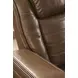 Mestrino Amber Leather Power Recliner with Power Headrest and USB Charging