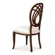 Goccia Taupe Performance Fabric Upholstered Side Chair Set of 2