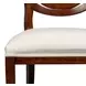 Goccia Taupe Performance Fabric Upholstered Side Chair Set of 2