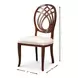 Goccia Taupe Performance Fabric Upholstered Side Chair Set of 2