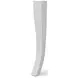 Goccia Cortina White Upholstered Side Chair Set of 2