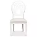 Goccia Cortina White Upholstered Side Chair Set of 2