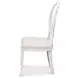 Goccia Cortina White Upholstered Side Chair Set of 2