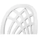 Goccia Cortina White Upholstered Side Chair Set of 2