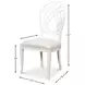 Goccia Cortina White Upholstered Side Chair Set of 2
