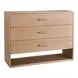 Voyage Ivory and White Oak Upholstered Panel Bedroom Set