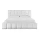Voyage Ivory King Upholstered Colina Platform Bed