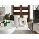 Voyage Abaco White Round Canyo Accent Table