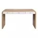 Voyage Tech Oak and Glacier 56" Writing Desk